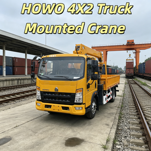 Camion grue à flèche HOWO 4X2 à <span class=keywords><strong>prix</strong></span> compétitif pour levage de charges sur courtes distances, châssis léger, économie de carburant, facile à accéder en ville - Product Image 6