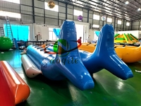 Bateau gonflable aquatique économique pour 5, 8 ou 10 personnes, portable, en bâche PVC 0,9 mm, bateau banane gonflable de sport, certifié CE