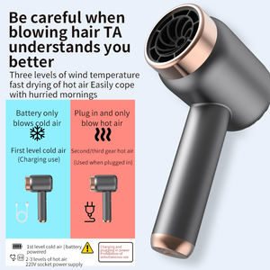 Sèche-cheveux électrique pliable 1000W à moteur DC, professionnel, rapide, haute vitesse, pour usage domestique et hôtelier, avec concentrateur en plastique – Meilleures ventes - Product Image 4