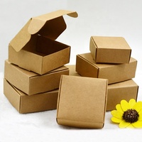 Boîtes de rangement en papier kraft recyclé avec gaufrage et pelliculage mat, personnalisables pour cadeaux et artisanat