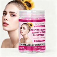 Gummies OEM au Glutathion, Collagène et Vitamine C pour Éclaircir la Peau – Complément Alimentaire Beauté – 30 Gummies – Vente en Gros Fabricant