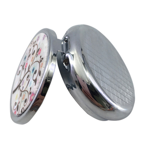 Xách tay mini bạc y học chủ container Organizer Vòng Kim Loại Pill y học trường hợp thép không gỉ Pill hộp - Product Image 1