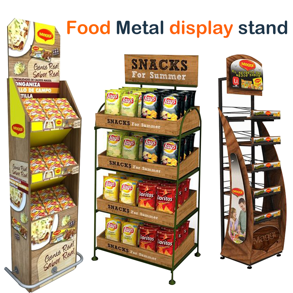 Apache Food Customizable Display Stand for Supermarket Shelves Easy-to-use and Customizable Display Solution — view 3