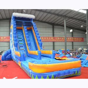 Commercial Grade Giant Inflatable Water Slide For Adult Bounce House Water Park Slides For Sale