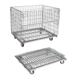 Cages de stockage de boules de grillage soudées détachables et empilables à usage moyen pour clôturer les treillis et les portes - Product Image 3