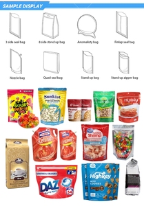 Đầy đủ tự động PREMADE đứng Pouch túi hạt dẻ đậu phộng hạt điều doypack bao bì máy đóng gói - Product Image 4