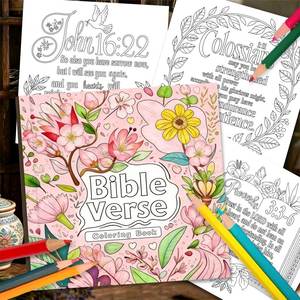 Libro de Colorear Premium para Adultos con Diseños Bíblicos, Cuaderno de Dibujo Personalizado para Aliviar la Ansiedad, Regalos para Amigos, Parejas y Familia - Product Image 1