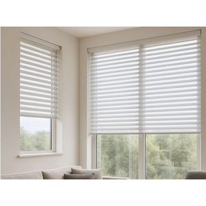 Stores automatiques en tissu anti-UV, stores automatiques en <span class=keywords><strong>PVC</strong></span>, rideaux en plastique pour cloisonnement - Product Image 1