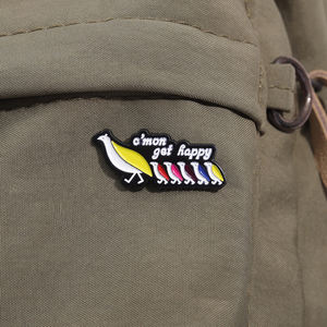 O <span class=keywords><strong>Moet</strong></span> Happy esmalte Pin lindo colorido Animal bebé broche solapa insignia dibujos animados joyería regalo para niños venta al por mayor suministro a granel - Product Image 3