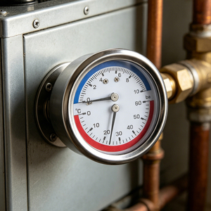 Thermo-manomètre à <span class=keywords><strong>tube</strong></span> Bourdon à aiguille rouge, livraison directe d'usine, jauge de pression et de température, haute qualité, <span class=keywords><strong>prix</strong></span> abordable - Product Image 5