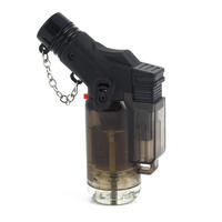 KY Moins Cher Poche En Plastique Coupe-Vent Coloré BBQ Jet Flamme Turbo Gaz Mini Personnalisé Torche Briquets