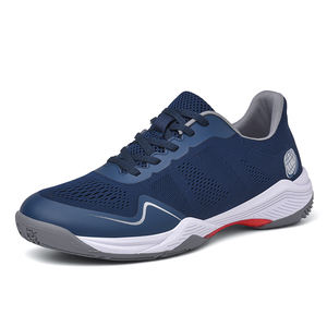 Zapatos de bádminton para hombre al por menor de fábrica de China, zapatos deportivos de bádminton transpirables OEM para <span class=keywords><strong>mujer</strong></span>, zapatos de Pádel profesionales antideslizantes - Product Image 1