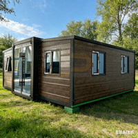 Conteneur extensible moderne de 20 pieds et 40 pieds avec cuisine, maison en conteneur d'acier, plans de maison extensible en conteneur maritime