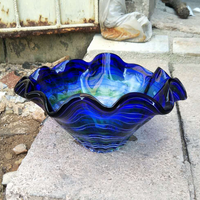 Figurine en verre de Murano Offre Spéciale décor de bureau moderne artisanat de grand bol en verre de Murano fantaisie