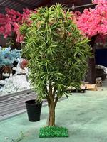 Plante artificielle verte Bonsaï, plantes de bananier, arbre du voyageur, feuilles de bananier, plantes pour la décoration extérieure de la maison et du jardin