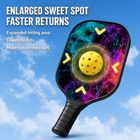 Ensemble de raquettes de pickleball Dynamic Snail en bois de peuplier pour adultes et enfants, imperméable, pour les sports de plein air, le divertissement et l'entraînement