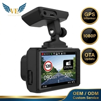 Caméra embarquée VIEVGUARB T6A avec GPS, enregistrement en boucle, contrôle par application, grand angle, écran IPS