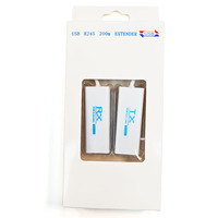 Ekstender amplifier USB lebih dari 200m CAT6 kabel Ethernet