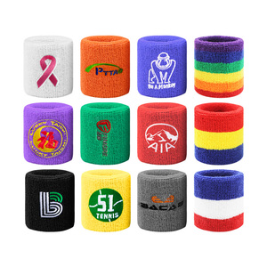 Aolikes Prix usine <span class=keywords><strong>Bande</strong></span> <span class=keywords><strong>de</strong></span> maintien <span class=keywords><strong>de</strong></span> poignet 8 cm en coton tricoté multicolore, absorbante et élastique, pour le sport, Meilleure vente - Product Image 5