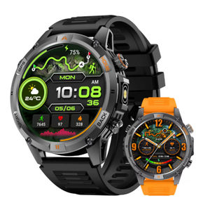 Montre connectée de sport en plein air YK15, GPS, boussole, fréquence cardiaque, lampe de poche, appels Bluetooth, notification de messages, suivi du sommeil, montre connectée pour hommes - Product Image 1