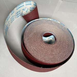 Lo último en rollos de papel de lija abrasivo de cerámica de 6mm, rollo de tela de óxido de aluminio de Zirconia con unión de resina para molienda de superficies - Product Image 5