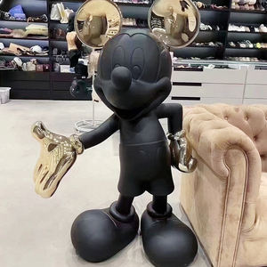 Grande Scultura Cartone Animato in Resina di <span class=keywords><strong>Topolino</strong></span> per Soggiorno TV Scala Negozio Espositore da Terra di Benvenuto - Product Image 4