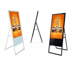 Affichage d'affiche numérique à cristaux liquides de 69 pouces Portable libère Tanding Kiosk Smart Advertising A Sign Lcd Digital Signage Display - Product Image 4