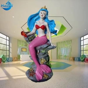 Sculpture <span class=keywords><strong>de</strong></span> Sirène <span class=keywords><strong>de</strong></span> Dessin Animé en Fibre <span class=keywords><strong>de</strong></span> Verre pour Décoration <span class=keywords><strong>de</strong></span> Parc Extérieur, Statue d'<span class=keywords><strong>Étoile</strong></span> <span class=keywords><strong>de</strong></span> <span class=keywords><strong>Mer</strong></span> en Fibre <span class=keywords><strong>de</strong></span> Verre pour <span class=keywords><strong>l</strong></span>'Extérieur, Monde Sous-Marin - Product Image 4