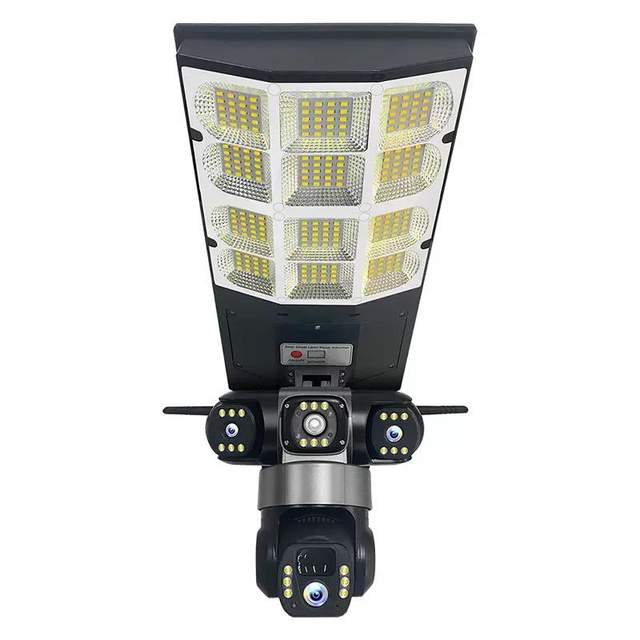 Outdoor Wireless Solar Security Camera V380 Pro with WiFi 4G SIM Card Color Night Vision CMOS Sensor SD Card Storage