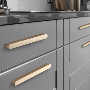 Möbelgriff Kleiderschrankgriff Rund Aluminium Fabrik Modern Lieferant Küchenschrankgriff Neu Poliert Kartonlieferung Golden - Product Image 6