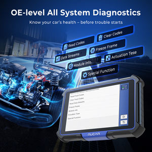 MUCAR VO8 Actualización Gratuita de por Vida, Herramienta de Diagnóstico Completo del Sistema, Escáner OBD2 con Codificación ECU, Bidireccional, 34 Funciones de Reinicio, 28 Idiomas - Product Image 3