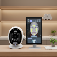 Miroir Magique IA, Analyseur Intelligent de Peau à Huit Spectres, Détecteur LED Électrique de Bureau en Plastique, Garantie 3 Ans US/EU, Utilisation Corporelle