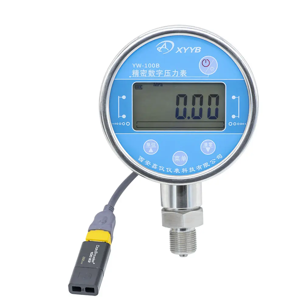 Intelligent Storage Digital Pressure Gauge Manometer Record Function with Relay Output