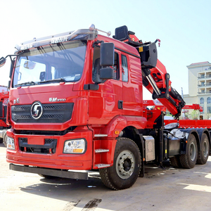 <span class=keywords><strong>Camion</strong></span> tracteur Shacman 6X4 Shenbai <span class=keywords><strong>35</strong></span> tonnes avec grue articulée hydraulique pliable à flèche articulée, télécommande, pompe Huade, modèle court - Product Image 1