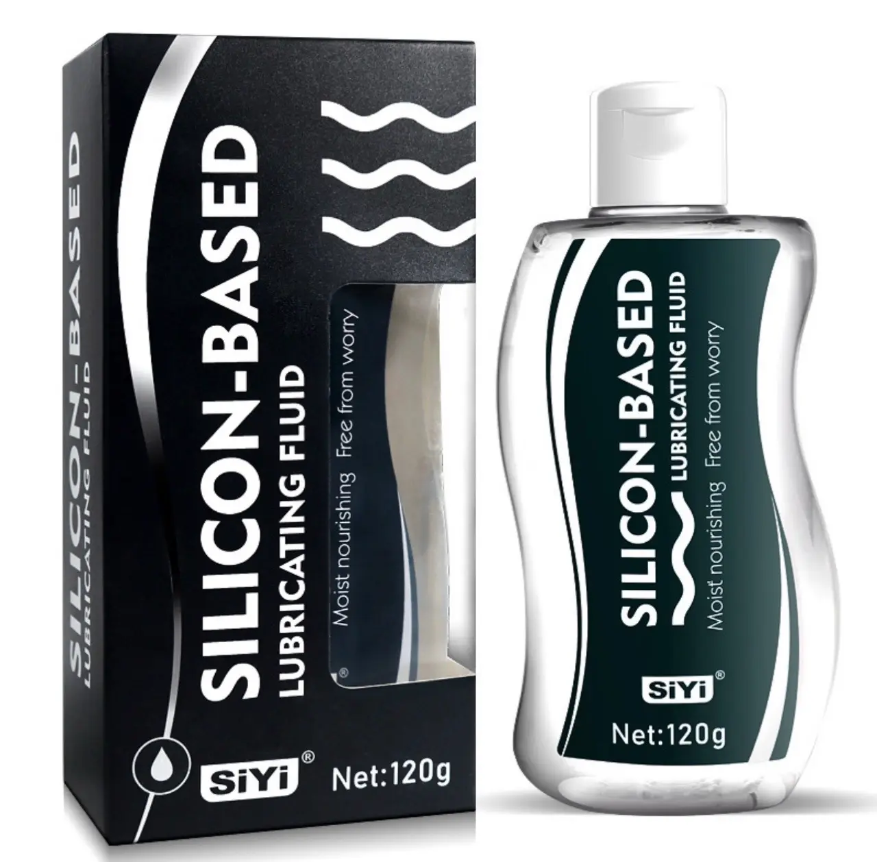 Silicone hydrare 120ml Plug anal lubrification vie sexuelle de l'homme et de la femme propre et hygiénique lubrifiant pour la peau sensible