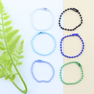 Llavero de Bolas Metálicas de Colores, Accesorios de Joyería DIY para Regalos de Fiesta y Eventos de Dinghong - Product Image 4