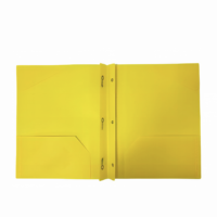 Carpeta Multicolor de PP A4 con Clips Tipo Tadpole, Estilo Americano, Anillas en D, Ranuras para Tarjetas de Visita, Impermeable, Ecológica, Opaca