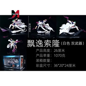 หนึ่งชิ้น <span class=keywords><strong>IU</strong></span> สามดาบสไตล์ Zoro ผมไหลแบบสองชิ้นหุ่นฟิกเกอร์อนิเมะบรรจุในกล่อง - Product Image 6