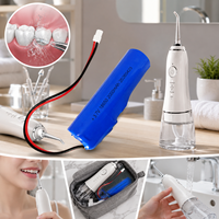 Baterai Custom 3.7V 2000mAh 18650 1S1P dengan Konektor PCM UN38.3 untuk Water Flosser Oral Irrigator Isi Ulang OEM Grosir
