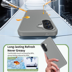 Étui de téléphone portable en TPU acrylique de haute qualité, simple, couleur unie, givré, pour Samsung A57, protection anti-chute, coque arrière pour A56 - Product Image 3
