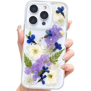 Funda para Teléfono con Diseño de Flores Púrpuras y Golondrina en Vuelo, Compatible con iPhone 17PROMAX 16PLUS 15PRO - Product Image 1