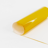 Fournisseur de papier vinyle PU de haute qualité, jaune moyen mat HTV, transfert thermique, MR021-P matériaux d'impression, rouleau de papier pour vêtements