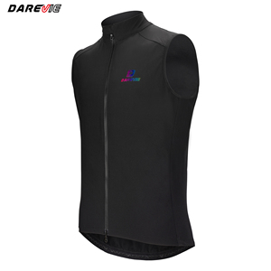 Darevie <span class=keywords><strong>invierno</strong></span> térmico ciclismo chaleco hombres cálido doble deslizador sin mangas ciclismo Gilet Arco Iris Logo chaqueta <span class=keywords><strong>bicicleta</strong></span> <span class=keywords><strong>ropa</strong></span> - Product Image 3