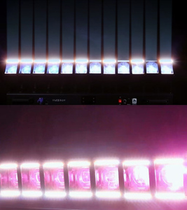 Mới đến 12x60W RGBW 4in1 dẫn chùm rửa Zoom ma trận giai đoạn di chuyển đầu thanh đèn sóng dẫn thanh với ánh sáng phụ trợ - Product Image 2