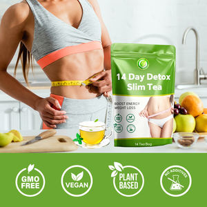 Thé minceur pour le ventre Clqq Organic 14 jours, plantes naturelles pour adultes, étiquette privée, détoxification du corps - Product Image 5