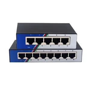 5 Port 8 Port 100M 10/100 Mbps Unmanaged Ethernet Splitter Desktop Plug and Play Mini Ethernet Network Switch