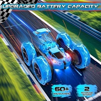Voiture RC électrique 2,4 GHz, jouets pour enfants, voiture de course télécommandée avec rotation double face et retournements à 360°