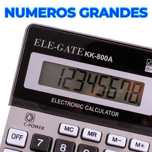 Calculatrice électronique ELE-GATE KK-800A 8 chiffres à énergie solaire pour usage professionnel - Product Image 5
