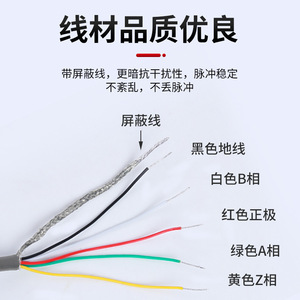 Encodeur rotatif incrémental Chkl OVW2 112-2 sans contact à arbre plein pour produits électroniques - Product Image 5