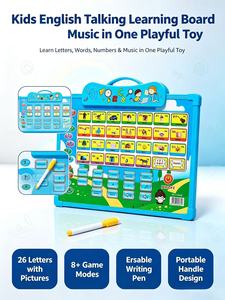 Giocattolo Educativo in Plastica per Bambini, Macchina per l'Apprendimento dell'Inglese, <span class=keywords><strong>Gioco</strong></span> Educativo con Alfabeto ABC, <span class=keywords><strong>Parole</strong></span> e Musica - Product Image 5